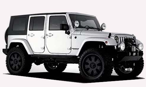 Jeep dream on a Caribbean island at Scooter Bobs car rental
